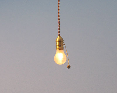 Bb 700 Bare Bulb With Pull Chain, Bare Bulb Pendant Light Fixture