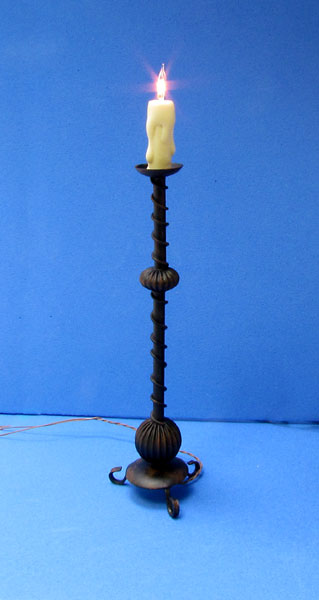 Fancy Tudor Candle Stand